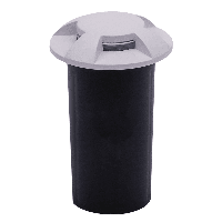 LED Grondspot - 12 Volt - 4 lichts - Geïntegreerde lichtbron - 1 Watt 50 lumen - 3000K warm wit - Wit - IP67 waterdicht - Tuinspot - Oprit