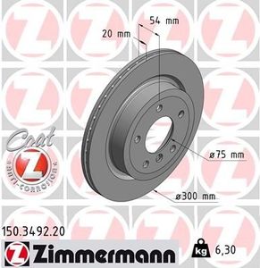 Remschijf Coat Z 150349220