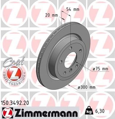 Remschijf Coat Z 150349220