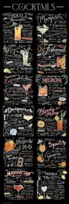 Poster Cocktail 53x158cm