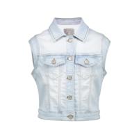Geisha zomer gilet meisjes - jogg jeans - bleached denim