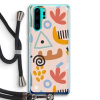 Abstract: Huawei P30 Pro Transparant Hoesje met koord Abstract: Huawei P30 Pro Transparant Hoesje met koord