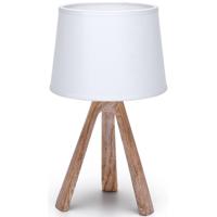 Moderne LED Tafellamp E14 Fitting - Mat Bruin Kunststof Design