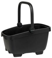 Gerecyclede (honden)fietsmand New Looxs Clipper 28 liter - 49 x 37 x 29 cm - zwart