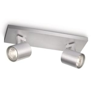 Philips PlafondspotsMy Living Runner 2-lichts metaalgrijs - 530924812