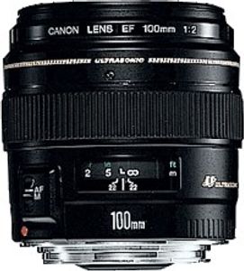 Canon EF 100mm f/2.0 USM Zwart