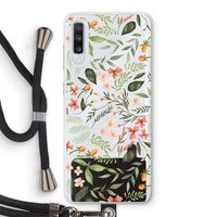 Sweet little flowers: Samsung Galaxy A70 Transparant Hoesje met koord Sweet little flowers: Samsung Galaxy A70 Transparant Hoesje met koord