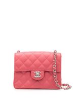 CHANEL Pre-Owned mini sac porté épaule Classic Flap à design carré (2006) - Rose