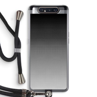 Musketon Halftone: Samsung Galaxy A80 Transparant Hoesje met koord