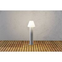 Konstsmide 7272-302 Barletta Staande buitenlamp Spaarlamp E27 18 W Acrylglas mat, Grijs - thumbnail