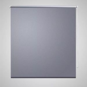 VidaXL Rolgordijn verduisterend 80 x 175 cm grijs