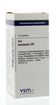 VSM Iris versicolor D6 (200 tab)