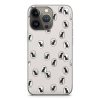 Miauw: iPhone 13 Pro Transparant Hoesje