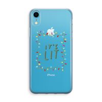 It's Lit: iPhone XR Transparant Hoesje