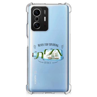 Xiaomi 11T | 11T Pro Stevig | Bumper Hoesje | Boho Bottle