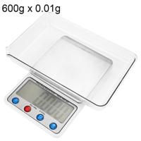 MH-885 600 g x 0.01 g hoge nauwkeurigheid digitaal elektronisch Portable keuken schaal evenwicht apparaat met 4 5 inch LCD-scherm