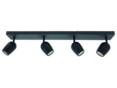 Freelight Spot Trova 4 lichts L 75 cm zwart