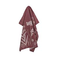 Bunzlau Castle Bunzlau Castle Wild Flowers theedoek 65x65 Burgundy