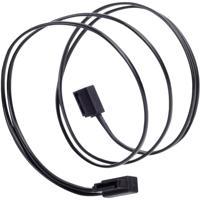 SilverStone sata iii kabel 50cm (zwart, 6gb/s, low profile connector, cp11b-500)