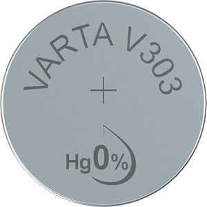 Varta Zilveroxide Batterij SR44 | 1.55 V DC | 170 mAh | Zilver | 10 stuks - VARTA-V303 VARTA-V303