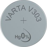 Varta Knoopcel 303 1.55 V 1 stuk(s) 160 mAh Zilveroxide SILVER Coin V303/SR44 NaBli 1 - thumbnail