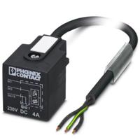Phoenix Contact SAC-3P-5,0-PUR/A-1L-V 230V 1400648 Klepstekker met aangegoten kabel Zwart Inhoud: 1 stuk(s)