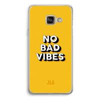 No Bad Vibes: Samsung Galaxy A3 (2016) Transparant Hoesje
