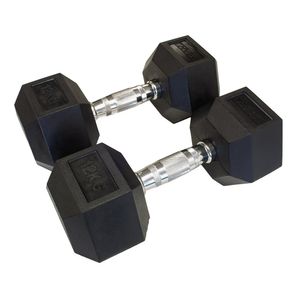 Hexa Dumbbells - Focus Fitness - 2 x 9 kg