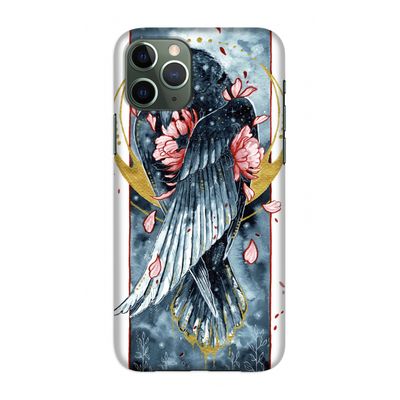 Golden Raven: Volledig geprint iPhone 11 Pro Hoesje