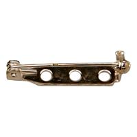 Creativ Company Brochespeld verzilverd 25mm, 10st.