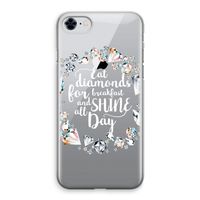 Diamonds: iPhone 8 Transparant Hoesje