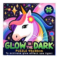 Wins Holland Glow in the dark puzzel eenhoorn - 50st.
