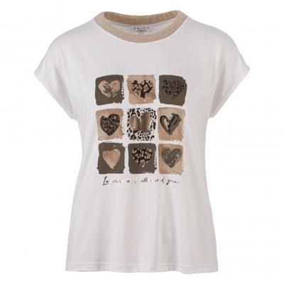 Enjoy - Beige | Dames | Top | Beige | L | regular | Kamst mode