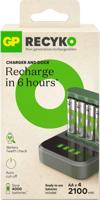 GP Batterijlader USB 6H met 4x2100mA AA batterij + Dock - 3503069
