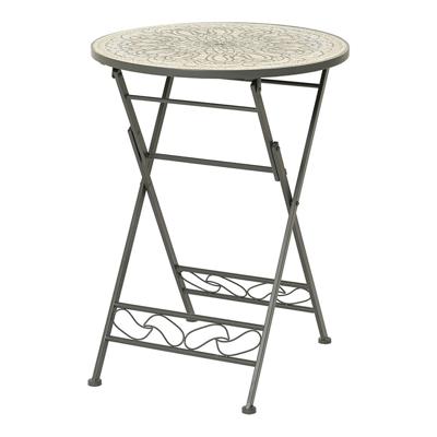 Tafel Bistro 899263 Zwart Ijzer Ø 60 x 76 cm