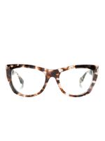 Dita Eyewear lunettes de vue à monture papillon - Marron