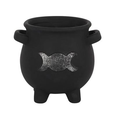 Heksenketel Bloempot - Triple Moon - Terracotta