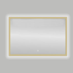 Best Design Nancy Isola LED spiegel 80x60cm aluminium mat goud 4010370