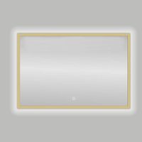 Best Design Nancy Isola LED spiegel 80x60cm aluminium mat goud 4010370