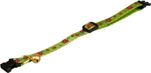 Kattenhalsband ziggi bloem groen 20-35 cm 10 mm - Flamingo