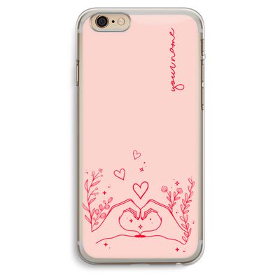 Love is in the air: iPhone 6 Plus / 6S Plus Transparant Hoesje