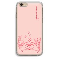 Love is in the air: iPhone 6 Plus / 6S Plus Transparant Hoesje