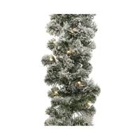 LED-lichtkrans Lumineo Imperial Besneeuwd Warm wit 6,1 m 30 cm