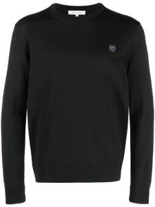 Maison Kitsuné sweat à logo appliqué - Noir