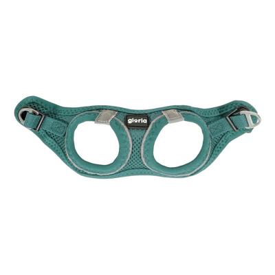 Hondentuigje Gloria Air Mesh Trek Star Verstelbaar Turkoois Maat XXXS (18-20 cm)