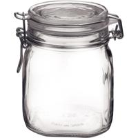 Bormioli Rocco Weckpot/inmaakpot - 750 ML - glas - met beugelsluiting - luchtdicht - 10 x 13 cm   -