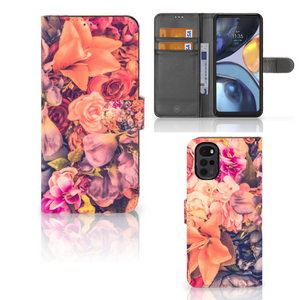 Motorola Moto G22 Hoesje Bosje Bloemen