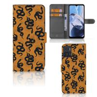 Telefoonhoesje | Met pasjeshouder | voor Motorola Moto E22 | E22i Snakes