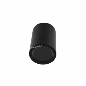 Opbouwspot armatuur LED rond ZWART