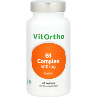 B3 complex 500mg flushvrij 60 Vegetarische capsules